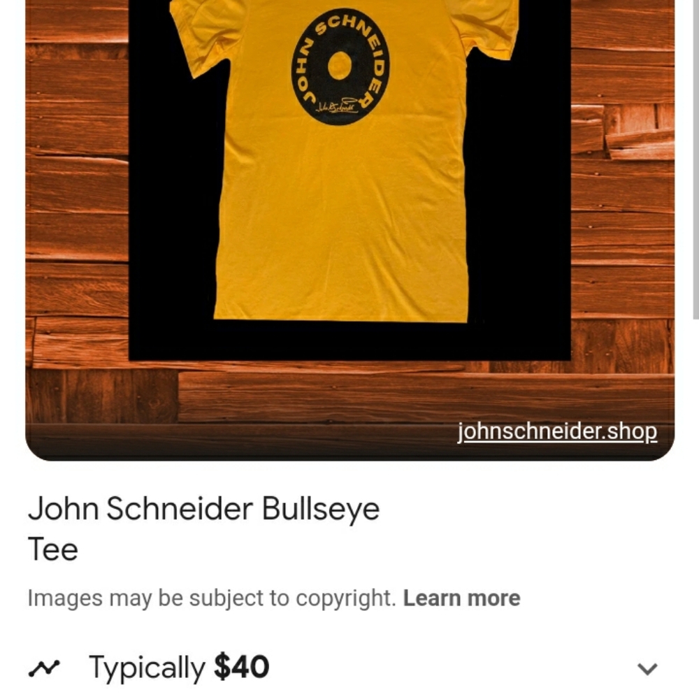 T-shirt John Schneider Bullseye